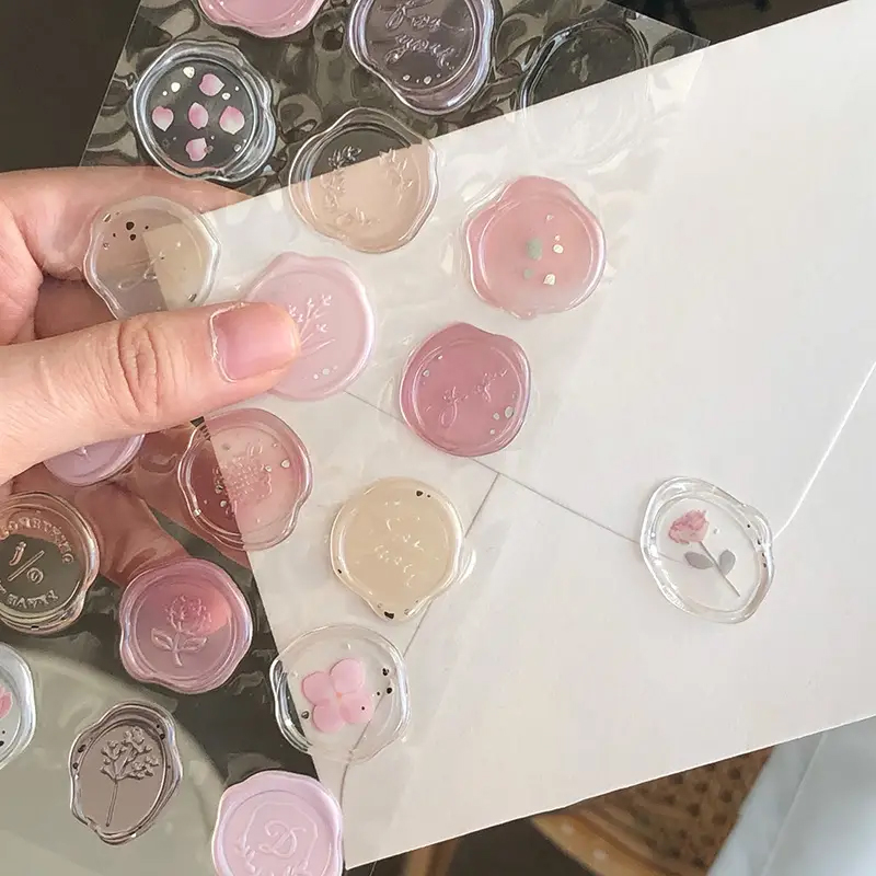 Wax Seal Stamp Kit - 15/18pcs, Vintage Wax Seal Stamp Stickers,