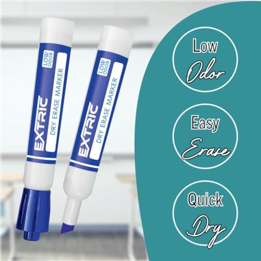 Dry Erase Markers Set, 4 White - đánh giá và giá Whiteboard Marker Set