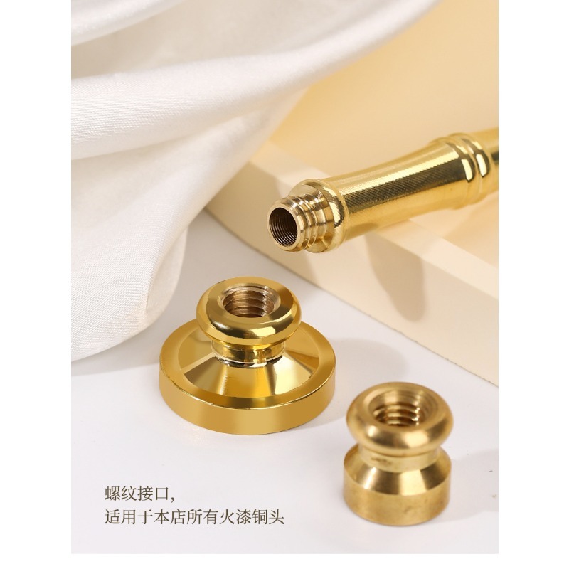 Bamboo Shape Brass Stamp Handl - đánh giá và giá Wax Seal Stamp Kit