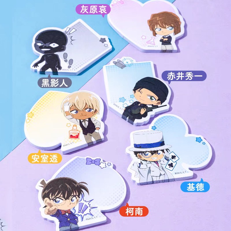 Detective Conan Sticky Notes C - đánh giá và giá Memo Pad Sticky