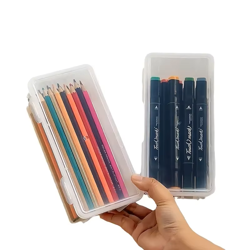 4 Large Transparent PP Storage - đánh giá và giá Stationery And Office Supply Stores
