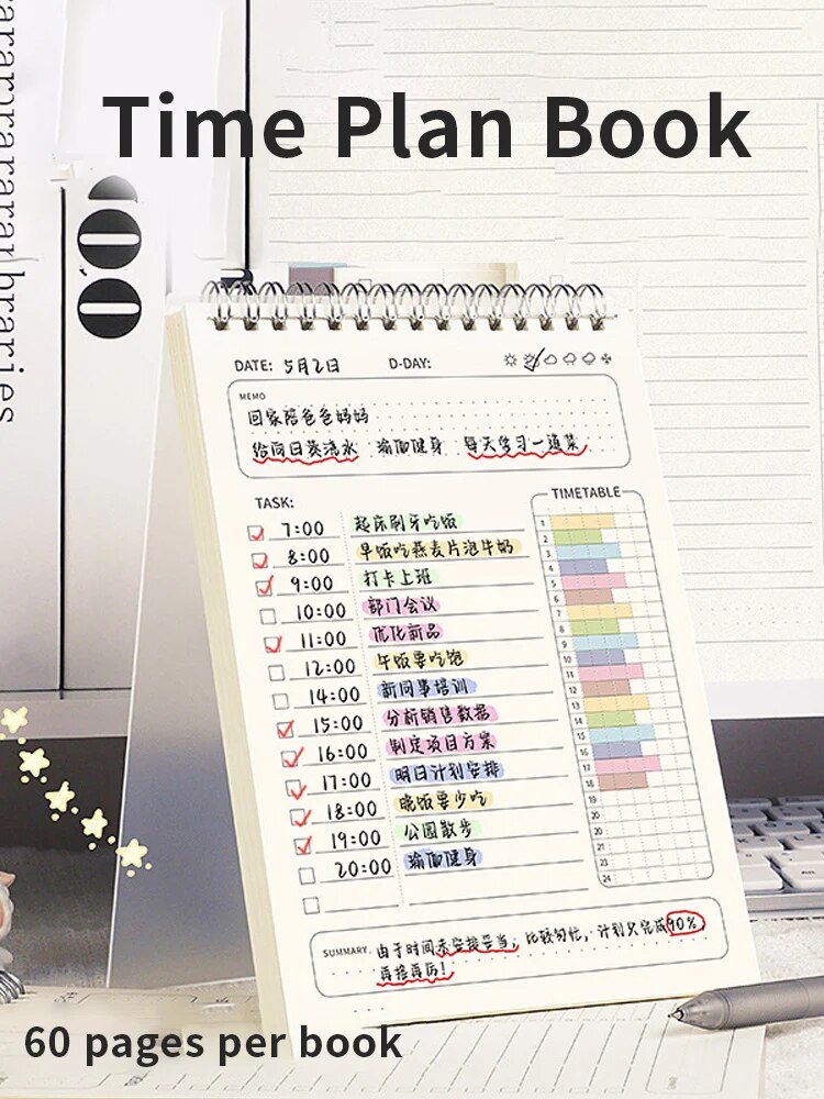 1pc Planner Agenda Spiral A5 N - đánh giá và giá Office Stationery Supply List