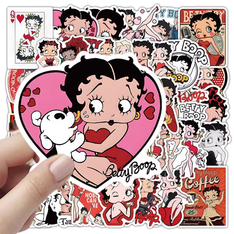 New 50PCS Betty Boop Sticker A - đánh giá và giá Memo Pad Sticky