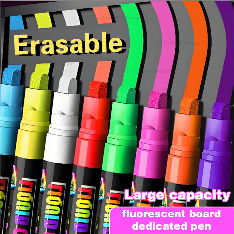 8Color 8mm Liquid Chalk Erasab - đánh giá và giá Whiteboard Marker Set