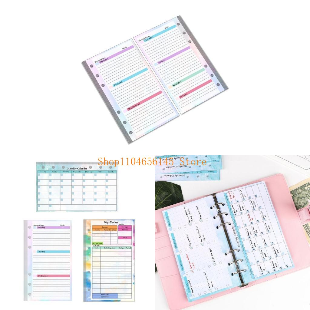 5asd Loose Leaf Refill cho ngư - đánh giá và giá Planner Weekly Budget