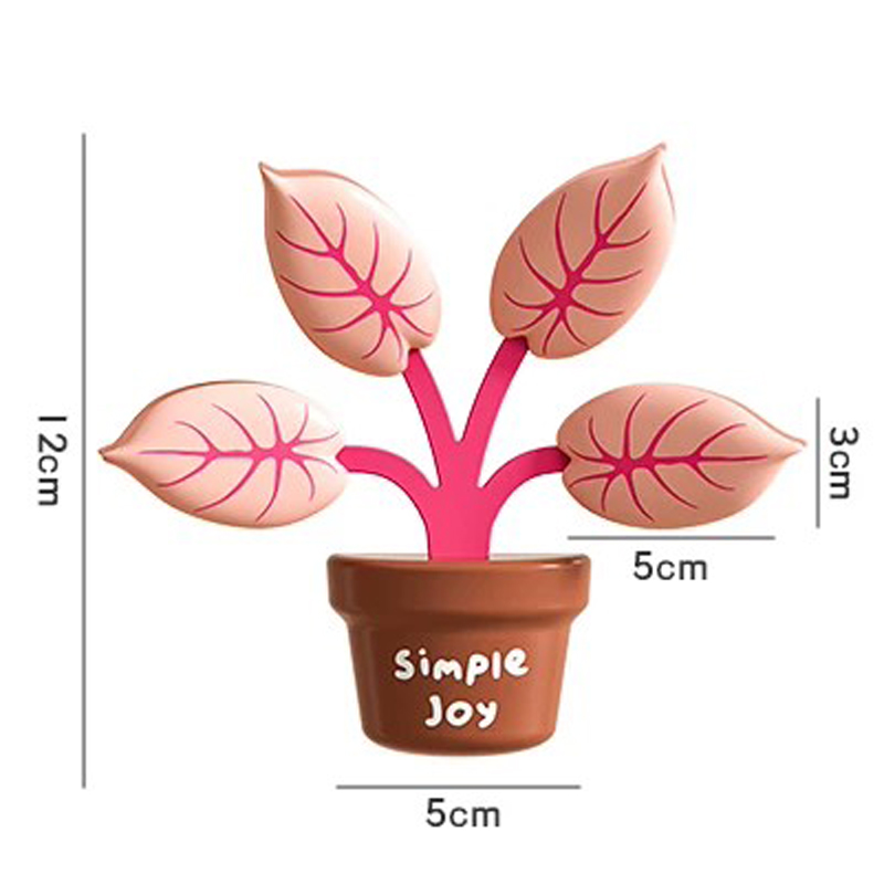 Cute Potted Plant Desk Clip 2  - đánh giá và giá Paperclip Magnetic Set