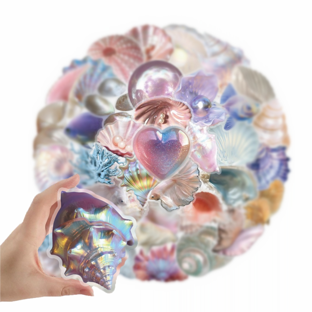 50pcs Cartoon Shell Graffiti S - đánh giá và giá Memo Pad Sticky