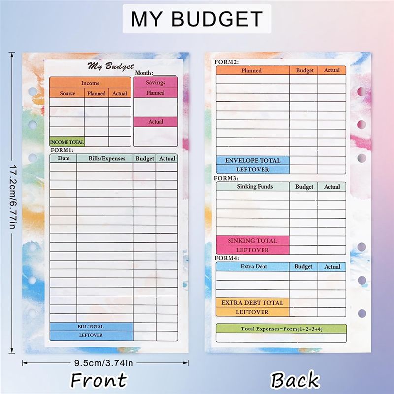Latest ABBQ-A6 Budget Planner  - đánh giá và giá Planner Weekly Budget