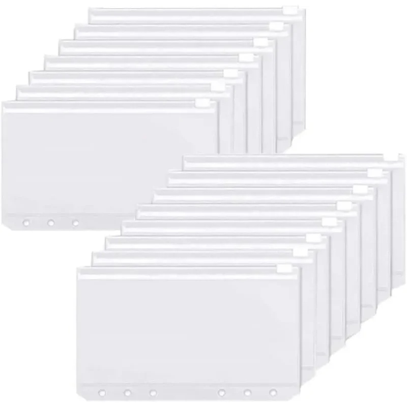 6-30PCS Binder Pockets A6 6-Ho - đánh giá và giá Planner Weekly Budget